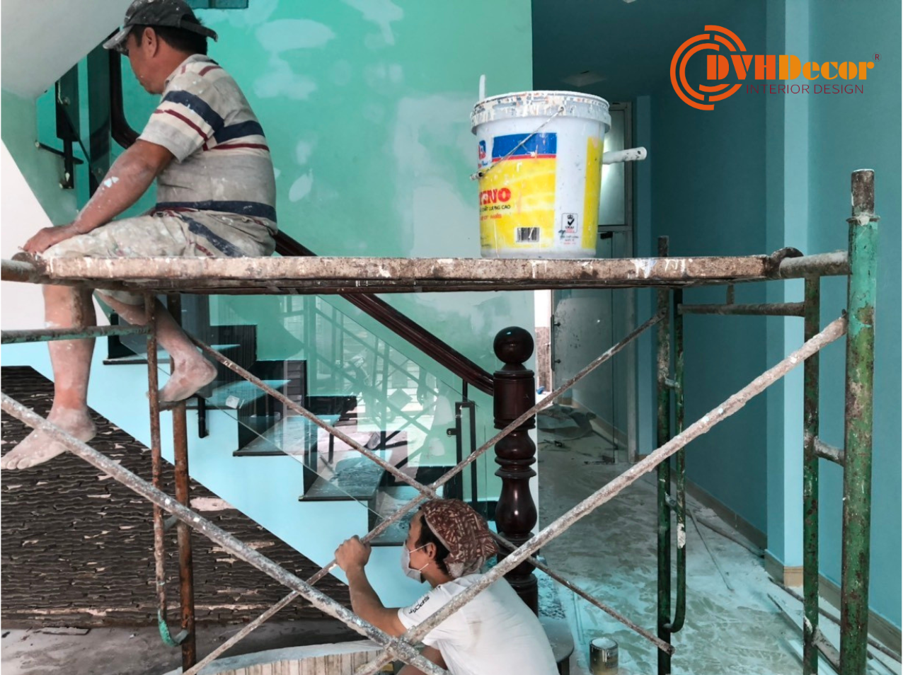 Các bước triển khai dịch vụ sơn sửa nhà trọn gói tại TPHCM