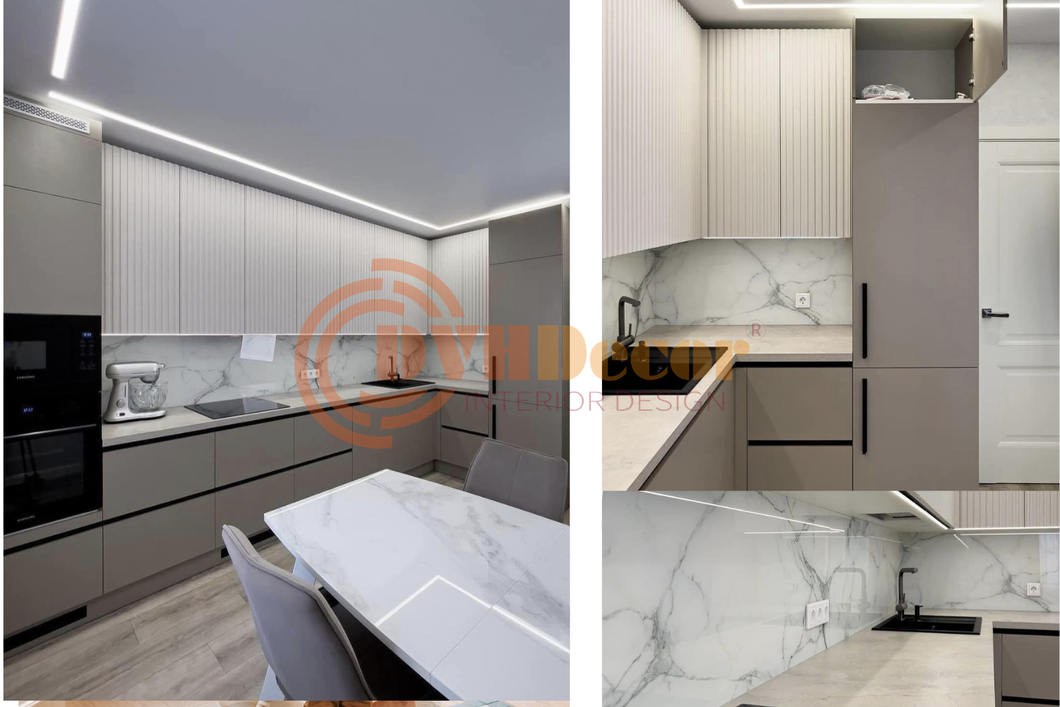 DVHDecor - Thiết kế thi công nội thất phòng bếp DVHDecor - Thiết kế thi công nội thất phòng bếp